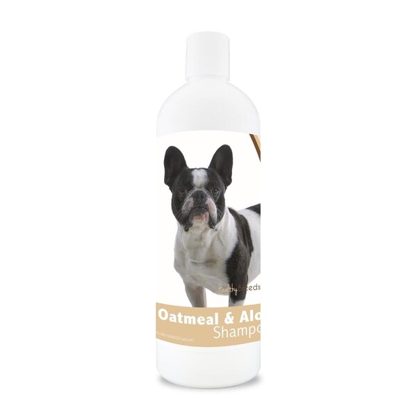 Healthy Breeds 16 oz French Bulldog Oatmeal Shampoo with Aloe 840235107095 - main